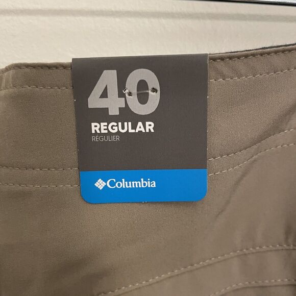 New Columbia Omni Shade Sun Protection Omni Wick Tan Shorts UPF 50 Sz 40 Cargo - Picture 9 of 12